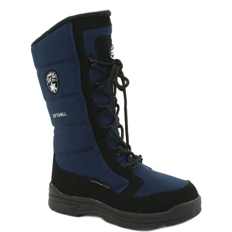 American Club Boots softshell américaines avec membrane SN12 / 20 marine le noir bleu marin
