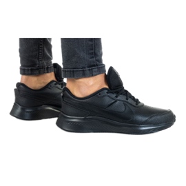 Chaussure Nike Vesity Leather Gs Jr CN9146-001 noir rouge