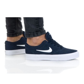 Chaussure Nike Sb Charge Suede (GS) Jr CT3112-400 bleu marine