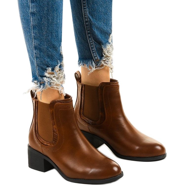 Bottes camel, bottes isolées Bluehill Jodhpur brun