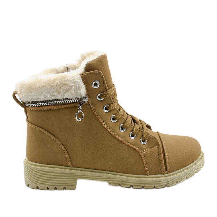 Bottes isolées Pima camel multicolore