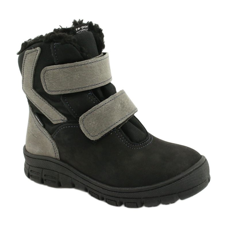 Boots noires avec membrane Mazurek 1351 le noir gris
