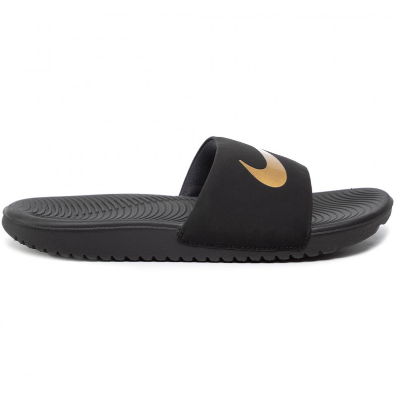 Chaussons Nike Kawa Slide (GS / PS) noir pour enfants 819 352 003 le noir