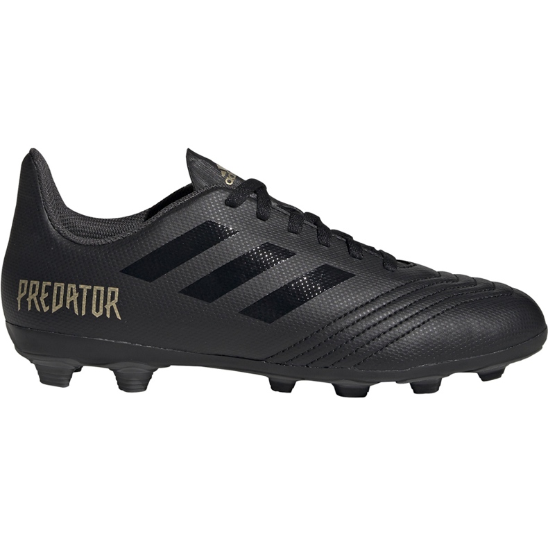 Adidas Predator 19.4 FxG Junior chaussures de football noir EF8989 le noir le noir