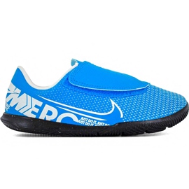 Nike Mercurial Vapor 13 Club Ic PS (V) Junior AT8170 414 chaussures de football multicolore bleu