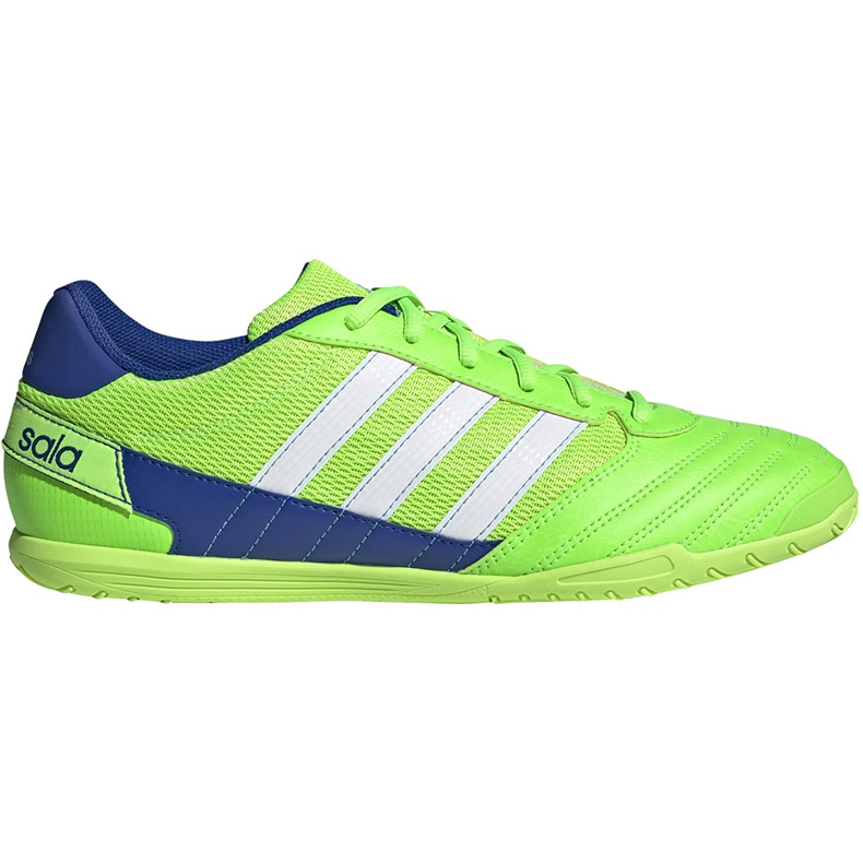 Adidas Super Sala chaussures de football vert et bleu FV2564