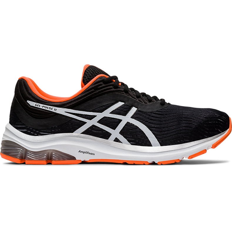 Chaussures de course pour hommes Asics Gel Pulse 11 noir et orange 1011A550 003 le noir