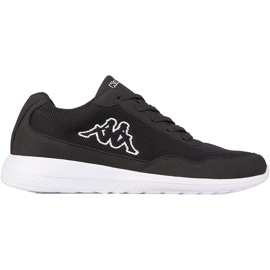 Kappa Follow chaussures pour hommes noir et blanc 242495 1110 le noir
