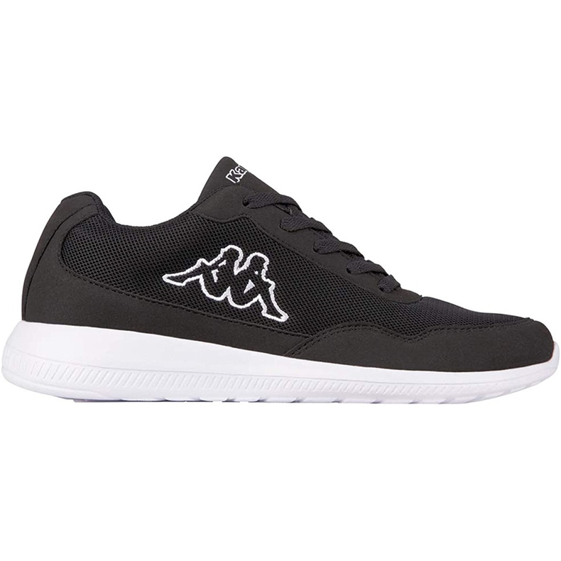 Kappa Follow chaussures pour hommes noir et blanc 242495 1110 le noir