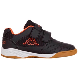 Kappa Kickoff K chaussures pour enfants noir-orange 260509K 1144