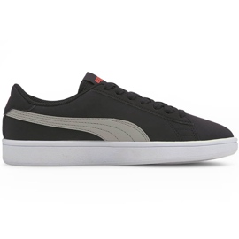 Puma Smash v2 Buck Jr. noir 365182 19 chaussures enfant le noir