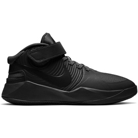 Nike Team Hustle 9 Flyease noir chaussures pour enfants BV2952 010 le noir le noir