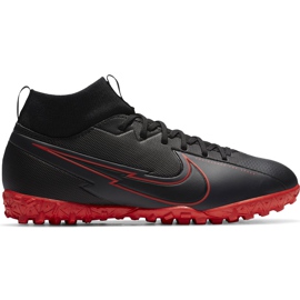 Chaussure de football Nike Mercurial Superfly 7 Academy Tf Junior AT8143 060 le noir le noir