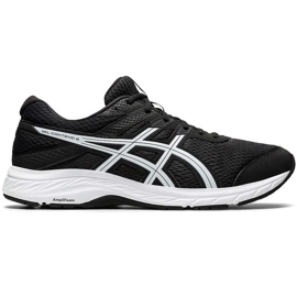 Asics Gel-Contend 6 noir et blanc 1011A667 003 chaussures de course pour hommes le noir