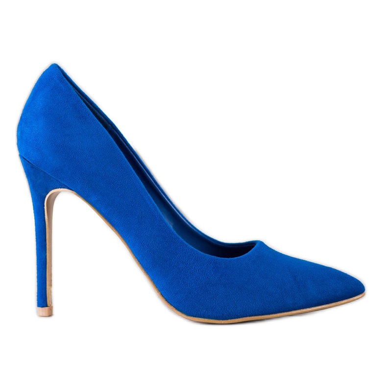 Renda Talons en daim bleu