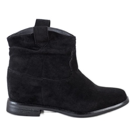 Marquiz Bottes de cowboy élégantes noir