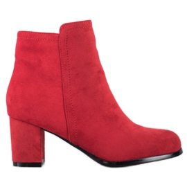 Wilady Bottes rouges à la mode