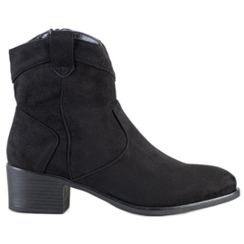 SHELOVET Bottes de cowboy noires