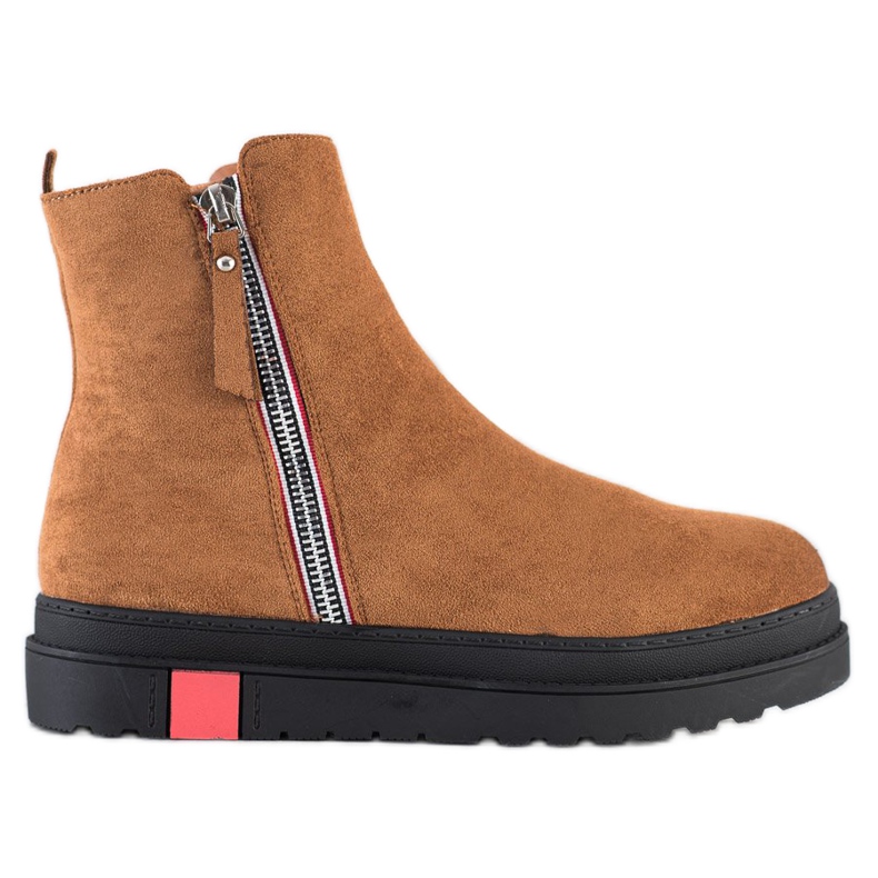 Seastar Bottes sur la plate-forme noire brun