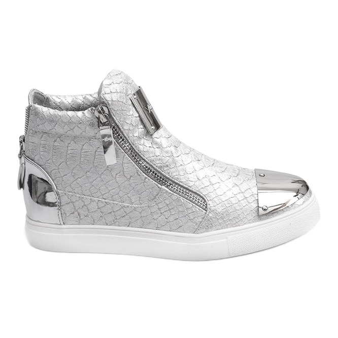 Baskets montantes Q55 Argent