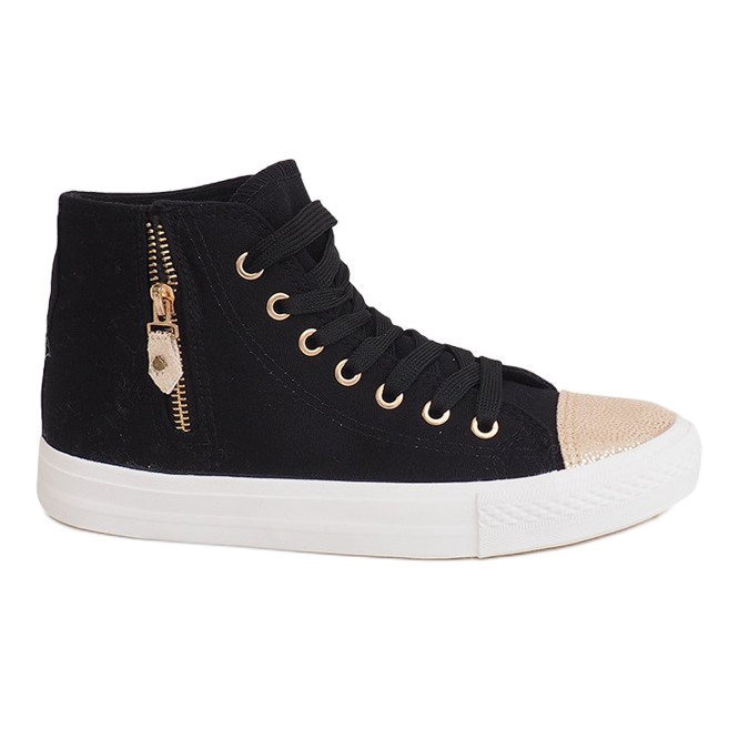 Baskets High Slider Hit Baskets H-11 Noir blanche