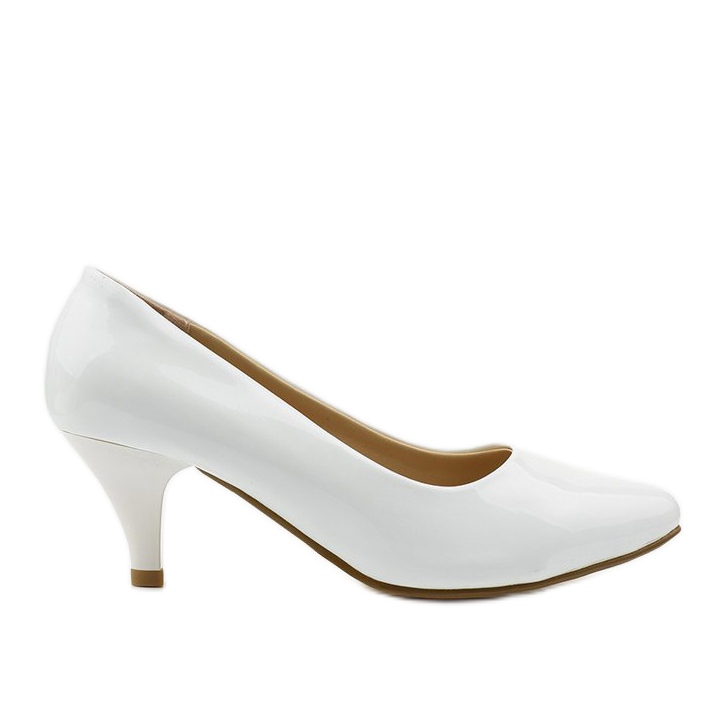 Escarpins classiques en canard Deloney blancs blanche Escarpins classiques en canard Deloney blancs blanche