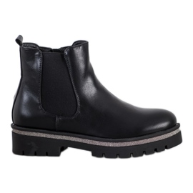 Sixth Sense Bottes sur la plate-forme noir