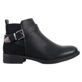 Anesia Paris Bottes Classiques Avec Boucle le noir