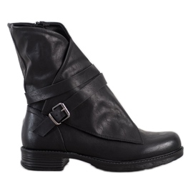 Seastar Travailleurs noirs avec cuir écologique le noir Seastar Travailleurs noirs avec cuir écologique le noir