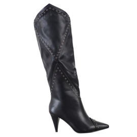 Seastar Bottes élégantes à talons hauts noir