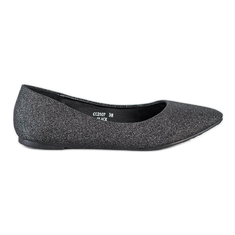 Seastar Ballerines pailletées le noir argent