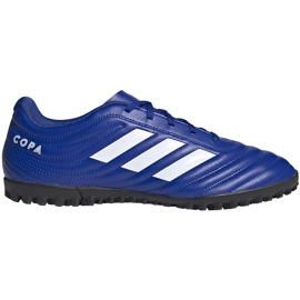 Adidas Copa 20.4 Tf chaussures de football bleu EH1481