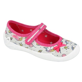 Befado chaussures pour enfants 114X392 rose argent multicolore