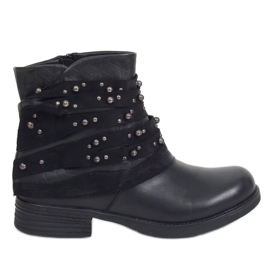 Bottes pour femmes noires BZ66016-KB Noir le noir