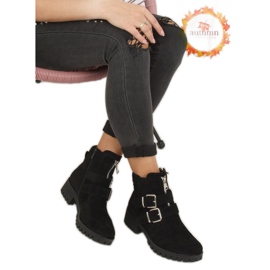 Black XJ-30 Bottes noires sur le protecteur