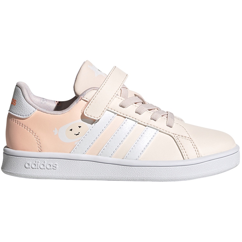 Adidas Grand Court C chaussures pour enfants rose FW4937