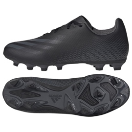 Chaussures de foot Adidas X Ghosted.4 FxG M EG8195 le noir le noir