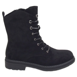 Travailleurs à lacets noirs J320 Noir le noir