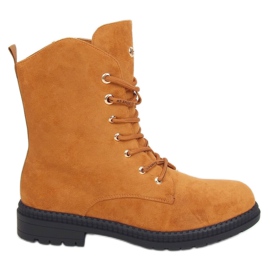 Chameau de travail lacé J320 Camel brun