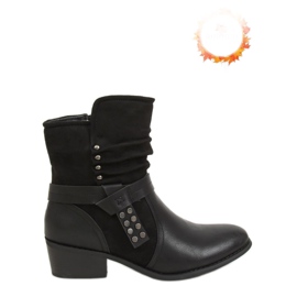 Bottines femme noires Z1122 Noir