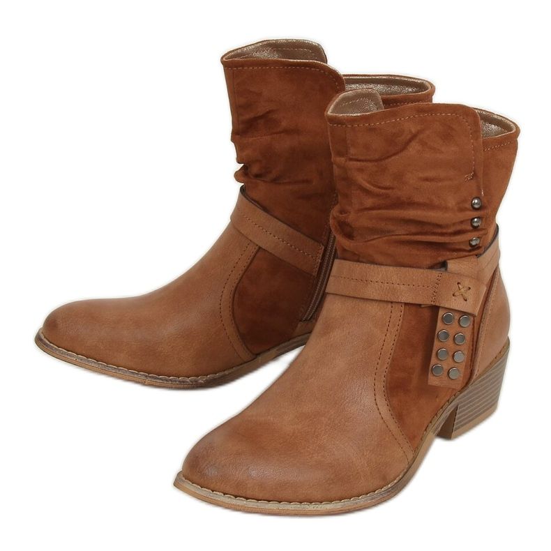 Camel Z1122 Bottes femme Camel brun