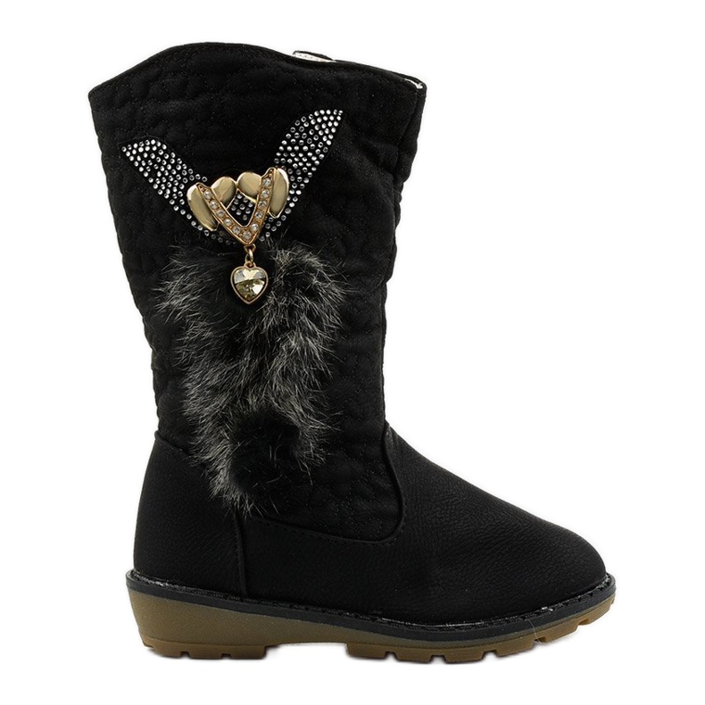 Bottes isolées pour enfants Eilris pour filles le noir Bottes isolées pour enfants Eilris pour filles le noir