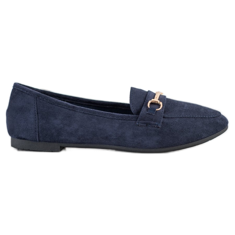 Bestelle Mocassins élégants avec ornement bleu marin