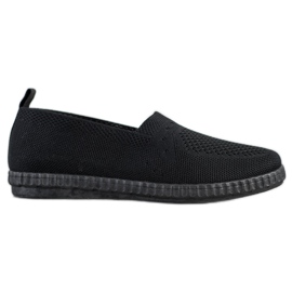 Via Giulia  Baskets à enfiler ajourées le noir