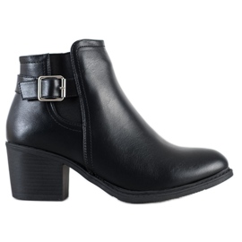 Queen Vivi Bottes décontractées en cuir écologique le noir