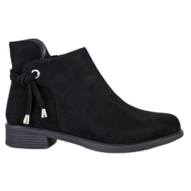 SHELOVET Bottes noires le noir