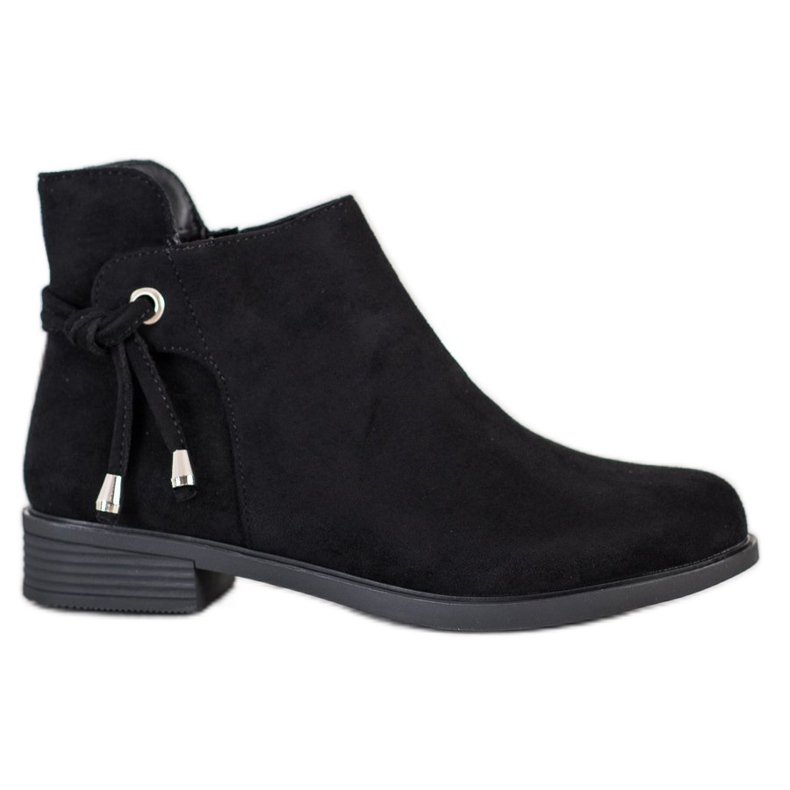SHELOVET Bottes noires le noir