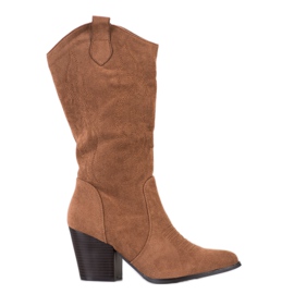 Bestelle Cowgirls Kozaik élégantes beige