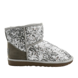 Bottes isolées argentées, emu Autumnsnow