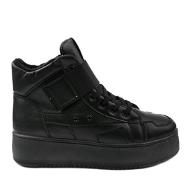 Bottes isolées noires de Riverview le noir